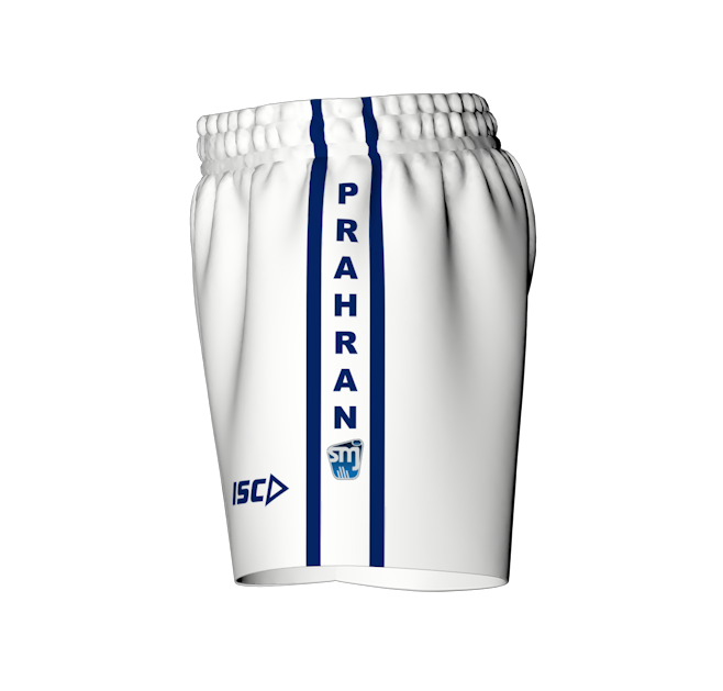 Unisex Kids On Field Playing Shorts (White)