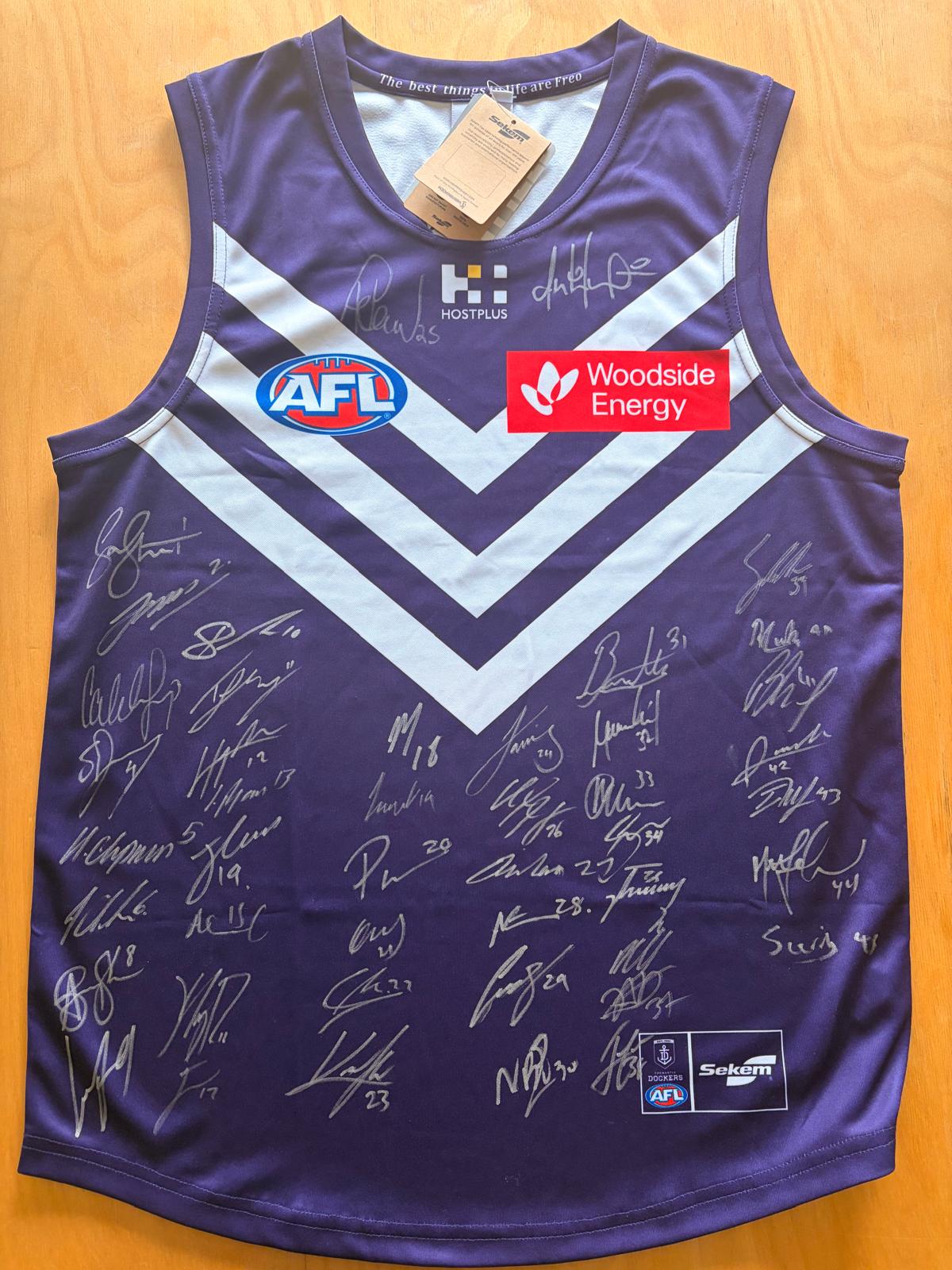 2026 AFL Team-Signed Jumper – Official Memorabilia Auction