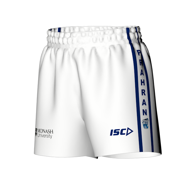 Unisex Kids On Field Playing Shorts (White)